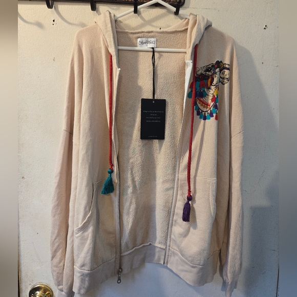 NWT Lauren Moshi Camel hoodie - Picture 5 of 11